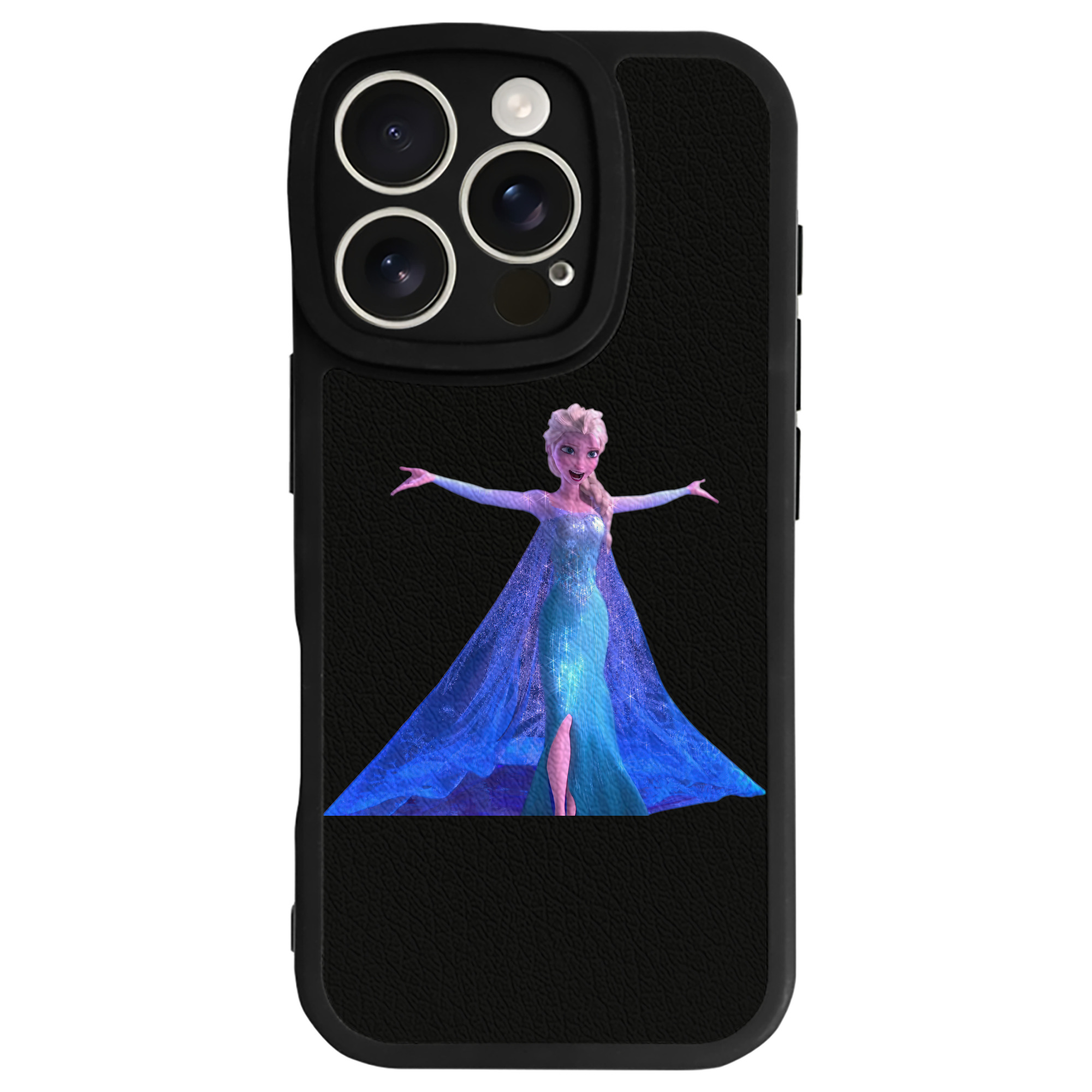 （画像用） アナと雪の女王 アンナ エルサ Frozen Anna Elsa 【iPhone 16シリーズ対応】シリコンスマホケース（レザー調） 材質：シリコン